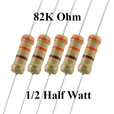 82 K OHM 1/2W