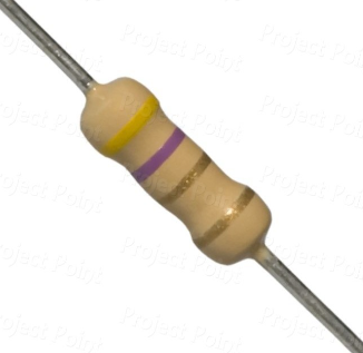 4.7 Ohm 1/4W
